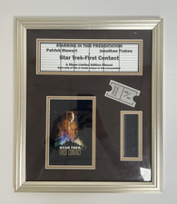Star Trek First Contact 35mm Film Cell Limited Edition 268 Of 300 COA 13.5"x11.5