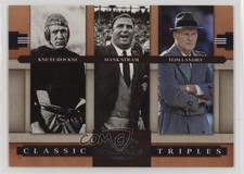 2008 Donruss Classics Classic Triples Knute Rockne Hank Stram Tom Landry HOF n1u