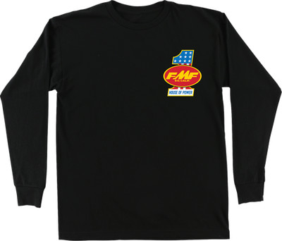 FMF Fits America First Long-Sleeve T-Shirt Black Medium HO25119901BLKMD