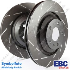EBC Black Dash Disc Sportbremsscheiben vorne für Seat Tarraco KN2, Bj. 2018-2024