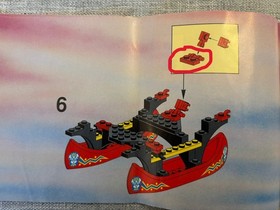 LEGO Pirates: Islander Catamaran (6256) - 91% complete w/box and instructions