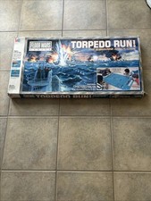 Torpedo Run Board Game Set Milton Bradley Vin...