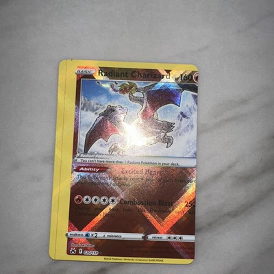 SUPER RARE MISPRINT / MISCUT Radiant Charizard Crown Zenith 