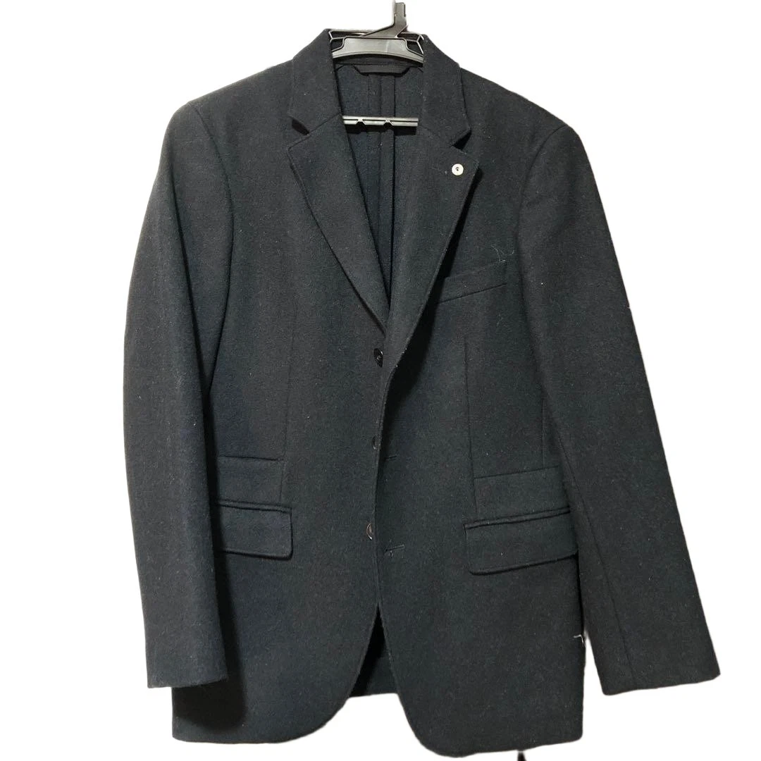 Uniqlo Men Merino Tailored Jacket Lightweight Blazer Used