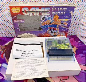 QJ action replay for NES complete in box CIB SV 108