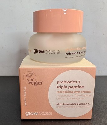 Glow Oasis Probiotics + Triple Peptide Refreshing Eye Cream  0.67 fl oz