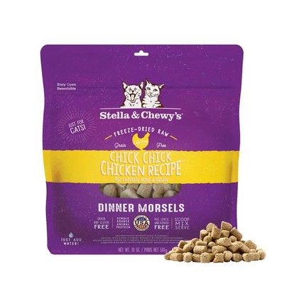 Stella & Chewy's Freeze-Dried Raw Cat Dinner 1.13 Pound (Pack of 1), Chicken