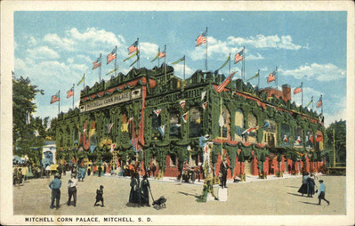 Mitchell South Dakota SD Mitchell Corn Palace c1920s-30s Postcard