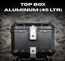 Topbox 45l L-flat Aluminium Black Fit For Tvs Apache Rtx 300