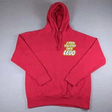 Assholes*s Live Forever Lego Hoodie Mens Medium Red Sweater Pullover Graphic