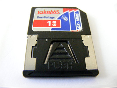 1GB Multimedia Card RS-MMC Plus ( 1 GB RS-MMC Plus ) + Adapter TakeMs gebraucht