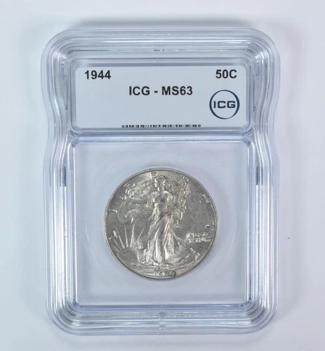 1944 Walking Liberty Half Dollar MS63 ICG *9553