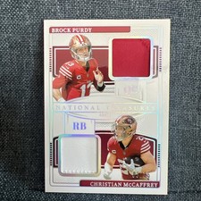 2024 Panini NT - Dual Patch Christian Mccaffrey/Brock Purdy /25 Holo