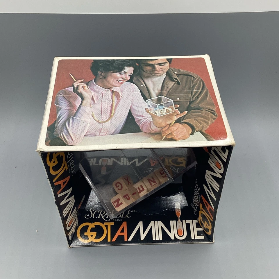 Juego SCRABBLE 1973 "Got A Minute Word" - ¡¡¡NUEVO ESTADO!!! *¡RARO!!! Foto 2 de 4