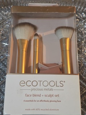 ECO Tools Precious Metals, Face Blend + Sculpt Set, 4 Piece Set