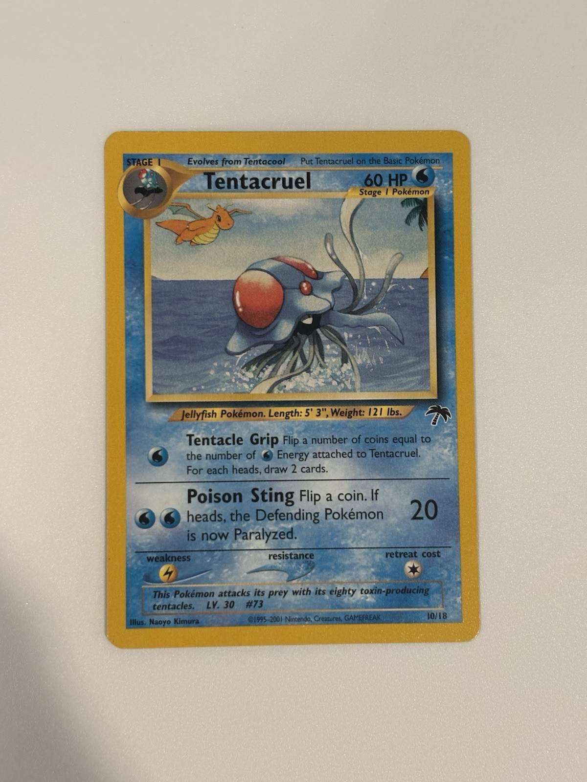 Pokémon Tentacruel 10/18 Southern Islands Promo - NM