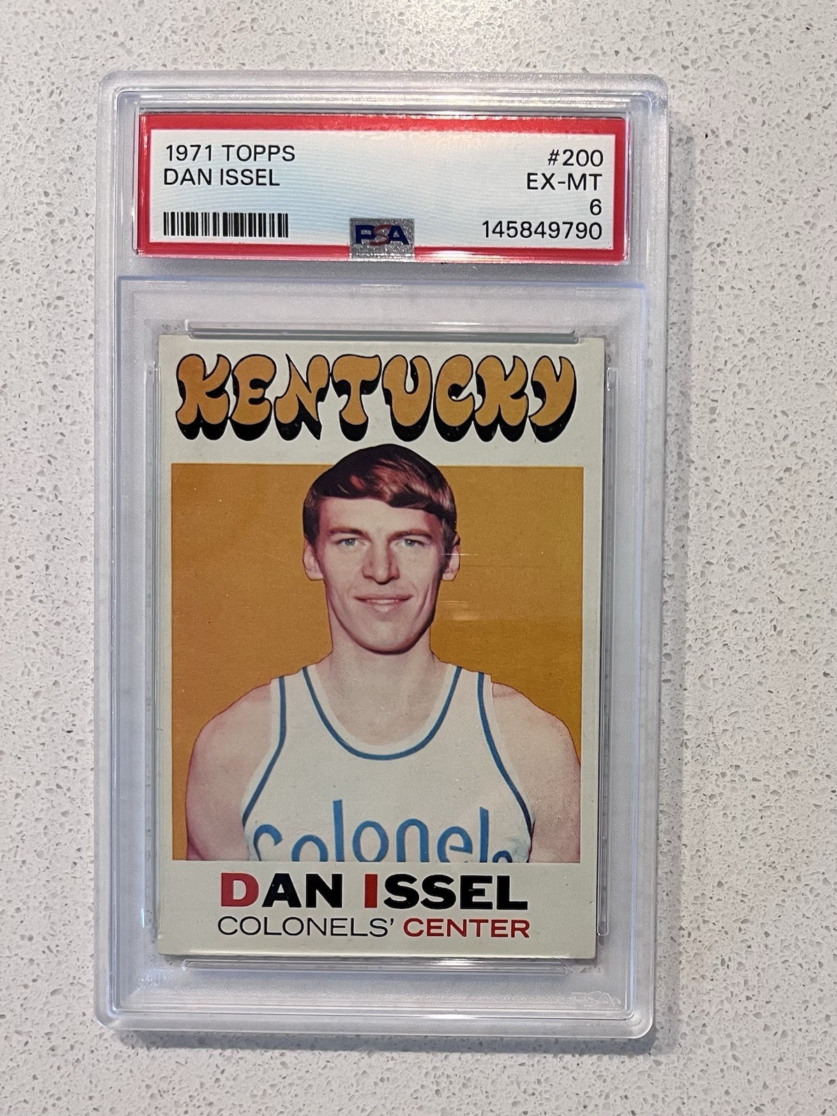 1971-72 Topps Dan Issel #200 (RC) PSA 6