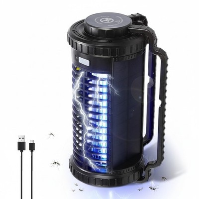Solar Bug Zapper LED Licht 3in1 Outdoor Wasserdicht Fliegenfalle für Camping Mücke