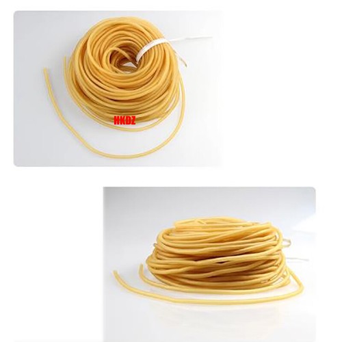 Yellow Natural Latex Rubber Tubing Hose Slingshot Catapult Band Elastic 2mm~25mm - Picture 10 of 15
