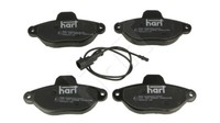 Hart 219 148 Bremsbelagsatz, Scheibenbremse FüR Fiat, Lancia