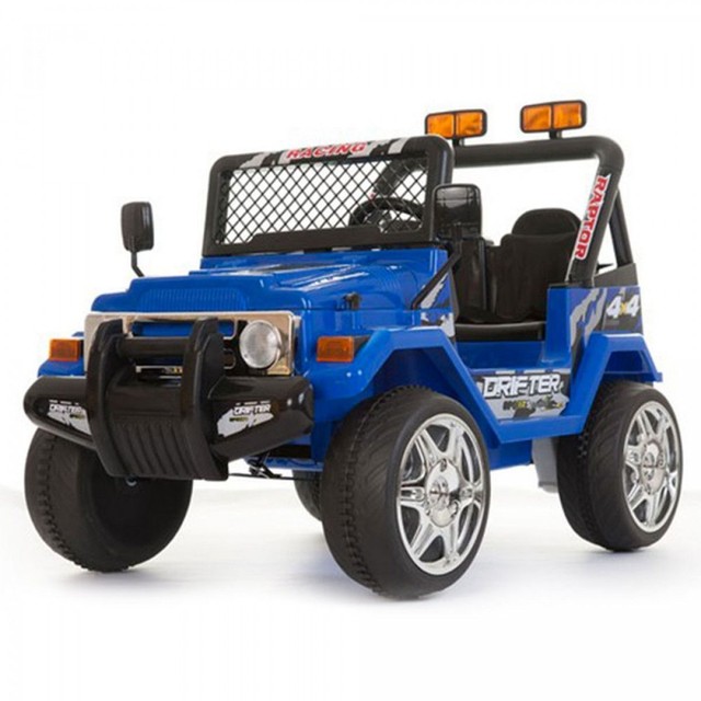 AUTO ELETTRICA PER BAMBINI JEEP 2 POSTI MAXI FUORISTRADA 12V TELECOMANDO PINK