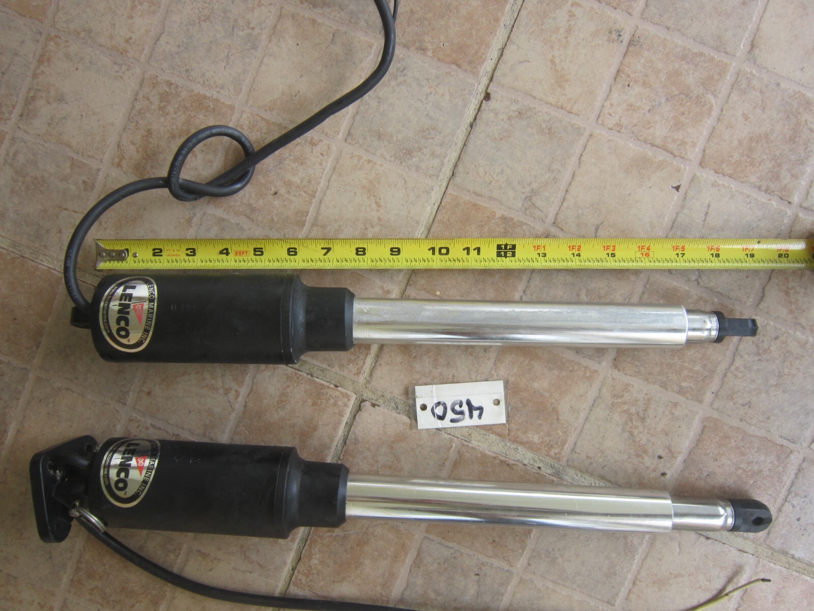 Marine Lenco Electric Trim Tabs Actuator Set eBay