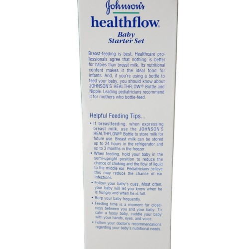 Johnson's Healthflow Baby Starter Set Baby Bottles Sailboat Beach VTG NOS - Picture 7 of 11
