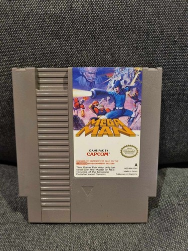 1987 Mega Man Nes Nintendo CIB Oval Soq Hangtab version - Picture 9 of 12
