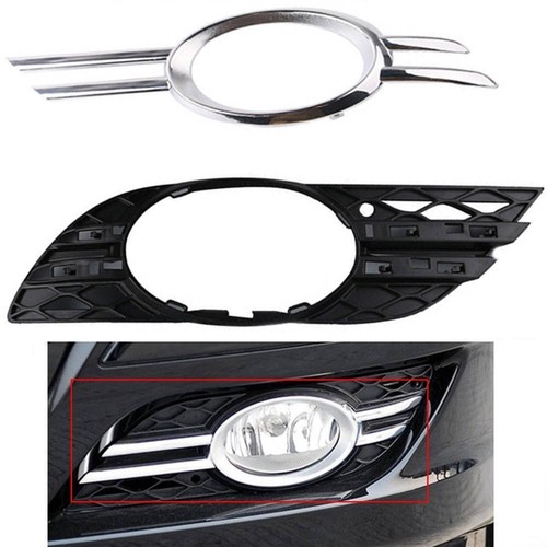 2x Gitter Nebelscheinwerfer Abdeckung L+R Für Benz 2007-2009 E-CLASS W211 E350 - Picture 3 of 12
