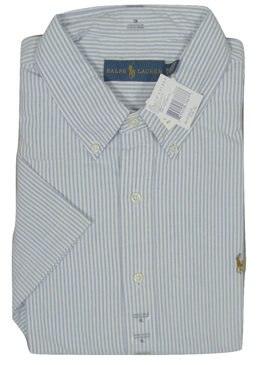NEW Polo Ralph Lauren Oxford Shirt! *Heavier Weight* *Short