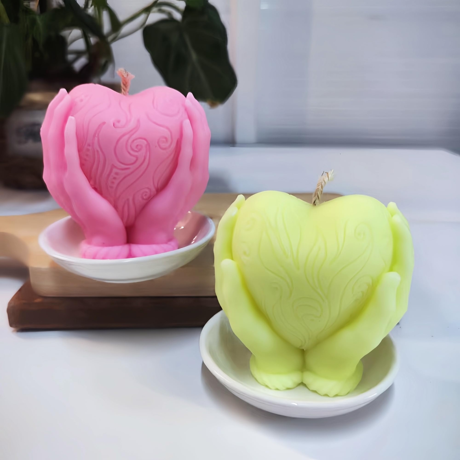 Handmade Scented Candles in Sage Rose Lemon Orange Aromas for Women New Home Relaxation Gifts