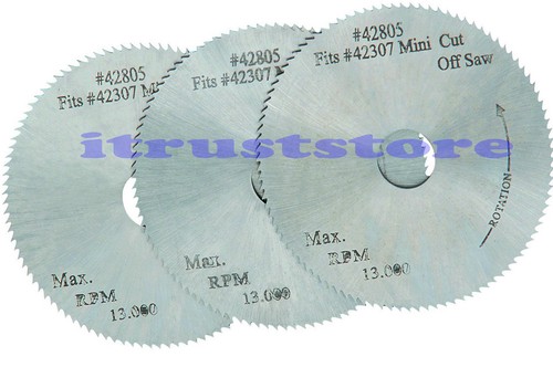 HOJAS DE SIERRA DE PRECISIÓN CIRCULAR DE 3 PIEZAS DE 2 PULGADAS PARA MINI SIERRA DE CORTE METAL MADERA - Imagen 1 de 3