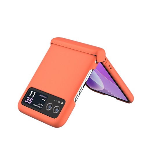 Pour Motorola Razr (2023) étui 3 en 1 coque rigide mince et mat + protection d'écran - Photo 30 sur 45