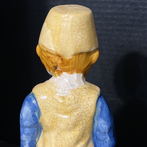 Vtg. Chinoiserie Ceramic Sitting Monkey With Book Figurine Oriental 12” - Picture 8 of 17