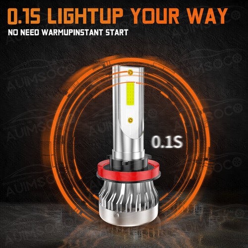 Paquete de 6 faros antiniebla LED para Volvo C30 2007-2012 2013 9005 H11 H11 - Imagen 8 de 16