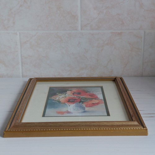 Adelene Fletcher Poppies Art Print Framed Glazed Floral Print Wall Hanging - Picture 22 of 24
