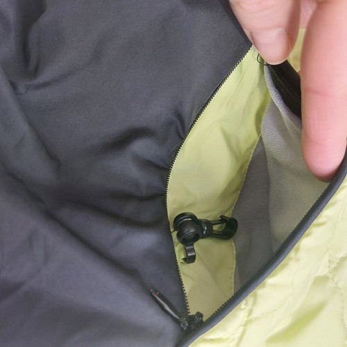 Black Diamond Womens Size M Fleece Lined Quilted Jacket Lime Green Black Accents - Picture 11 of 14