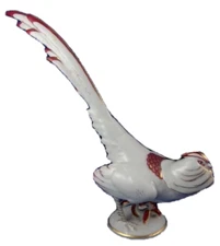 Augarten Porcelain Pheasant Bird Figure Figurine Porzellan Fasan Figur Vienna