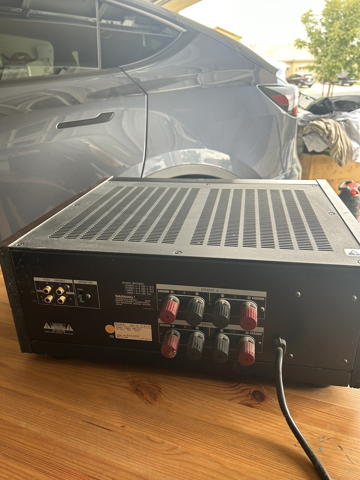 SONY TAN77ES POWER AMPLIFIER eBay
