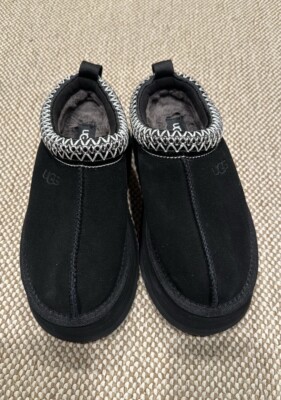 UGG Tazz Women's Platform Slippers - Black, 6 US | eBay