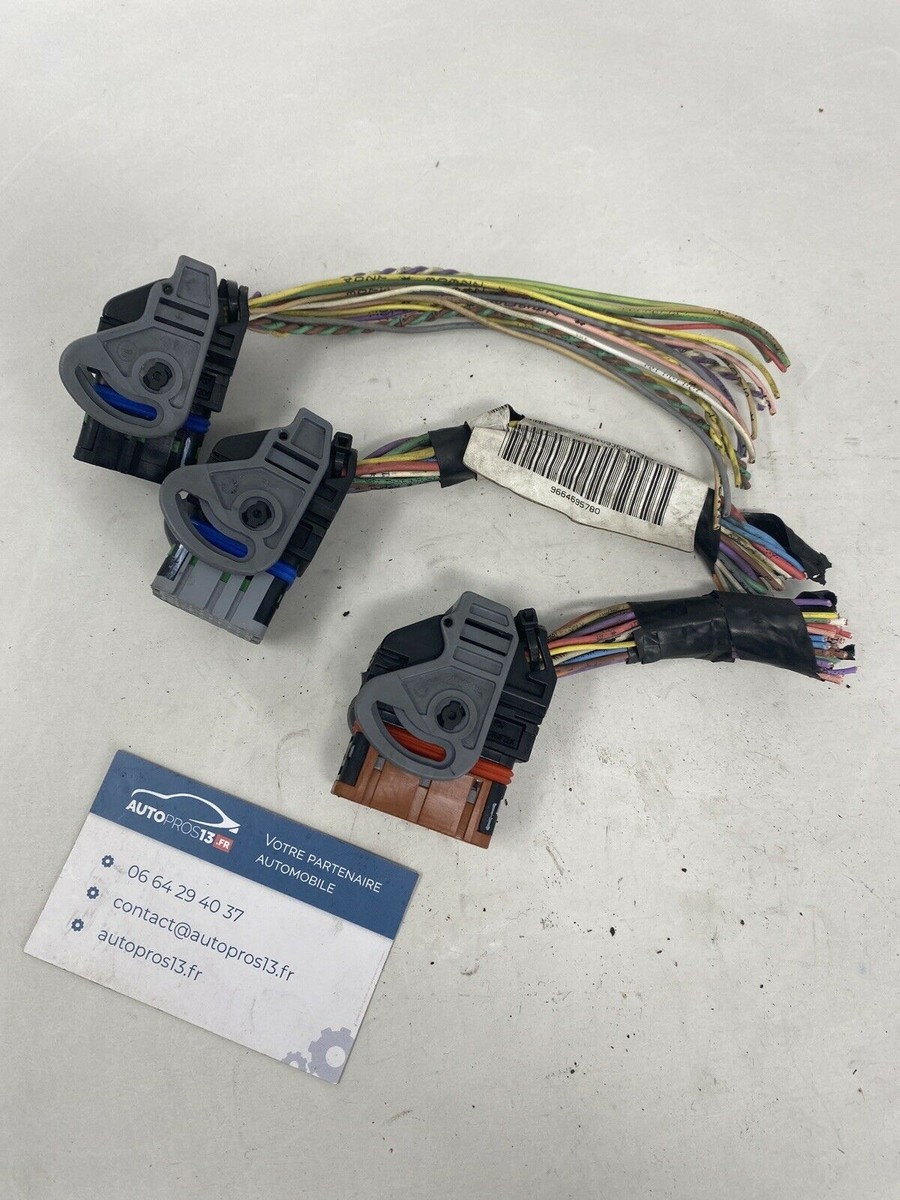 Connecteur Voiture 3 Broches FCI - Boîtier Plastique + 3 Bornes Femelles 1,5 Mm, Pour Câblage Automobile