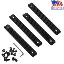 4Pc rail Protection Rail Protector Cover Panel Fit For MLOK System