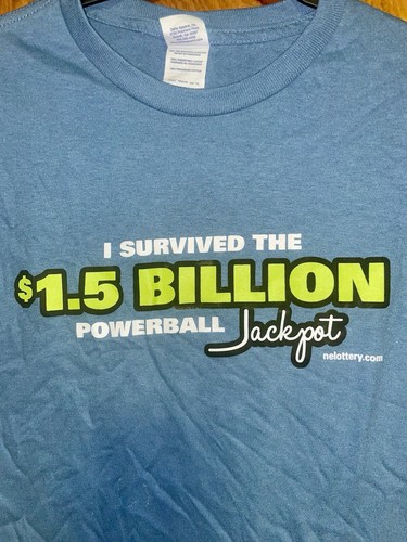 Maglietta piccola I Survived The $1,5 Billion Powerball Jackpot Nebraska Lottery - Foto 2 di 5