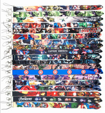 DC Marvel Avengers Superheros Lanyards Neck strap Keychain ID Badge Phone Holder