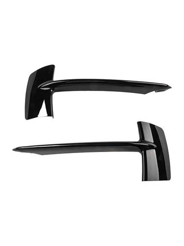 Authentic For BMW X5 F15 Front Bumper Grill Pure Black with Chrome Trim 7325395 - Picture 2 of 12
