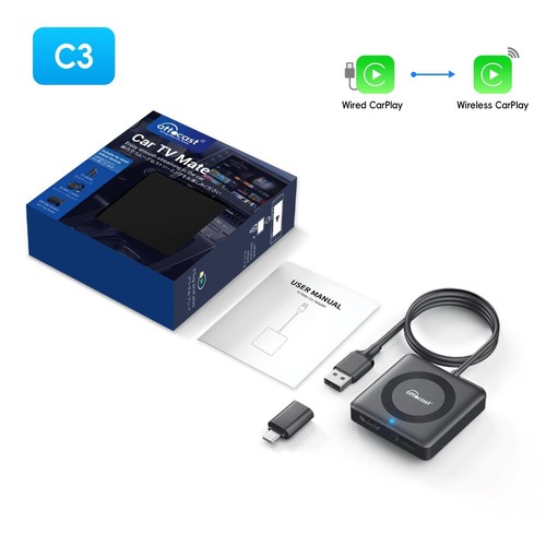 3in1 Ottocast Car TV Mate Max HDMI Wireless CP+AA Adapter for Fire TV Stick *US - Picture 12 of 13
