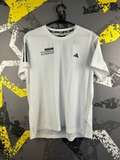 Jersey Running Run Marathon Shirt White Adidas Trikot Women Size L 16-18 ig93