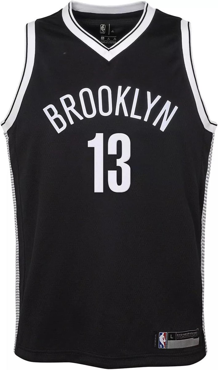 James Harden Brooklyn Nets Black #13 Youth 8-20 Home Swingman