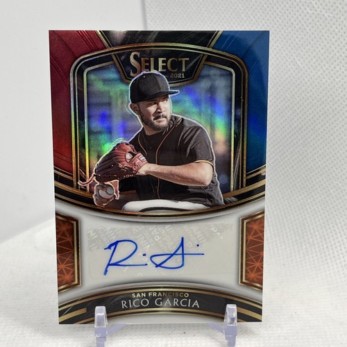 2021 Panini Select Signatures Red Blue Prizm /49 Rico Garcia #S-RG Auto