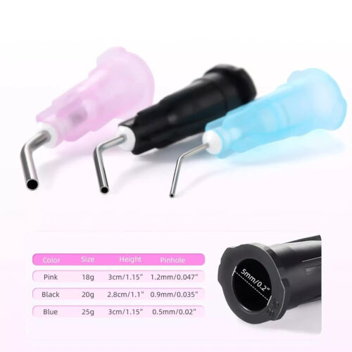 Punte pre piegate dentali per applicatore di flusso composito gel incisione (scegliere calibro e quantità) - Foto 15 di 32